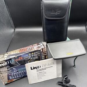 Lingo 10 Talk Language Talking Translator TR-9903 w/Case and Instructions
